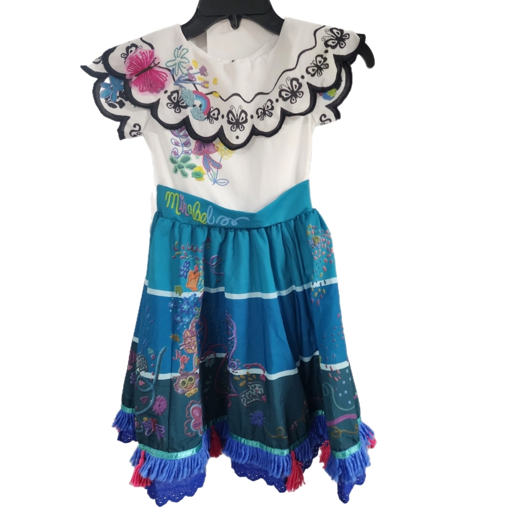 Mirabel Costume Dress from Encanto, Sizes 3, 4, 5/6, 7/8, 9/10 NEW WITH TAGS